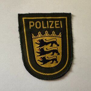 VINTAGE West German Police Polizei Patch